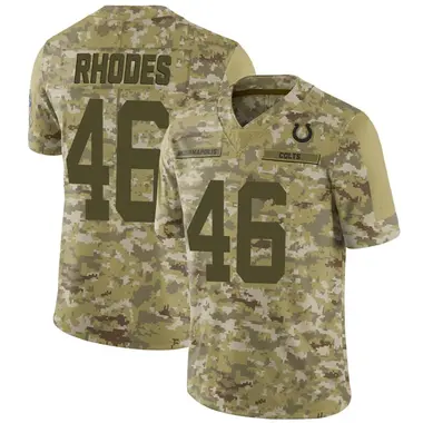 Men's Nike Indianapolis Colts Luke Rhodes 2018 Salute to Service Jersey - Camo Limited