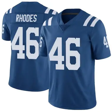 Men's Nike Indianapolis Colts Luke Rhodes Color Rush Vapor Untouchable Jersey - Royal Limited