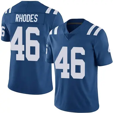 Men's Nike Indianapolis Colts Luke Rhodes Team Color Vapor Untouchable Jersey - Royal Limited