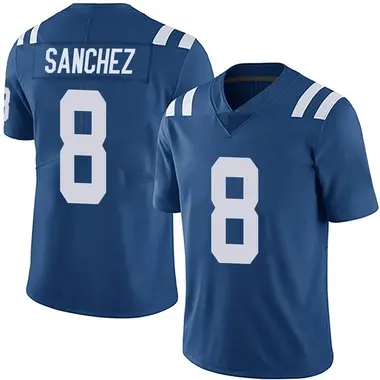 Men's Nike Indianapolis Colts Rigoberto Sanchez Team Color Vapor Untouchable Jersey - Royal Limited