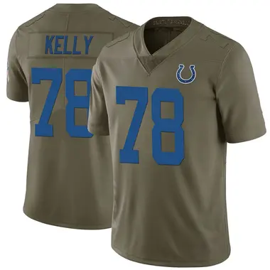 Men's Nike Indianapolis Colts Ryan Kelly 2017 Salute to Service Jersey - Green Limited