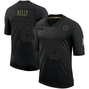 Men's Nike Indianapolis Colts Ryan Kelly 2020 Salute To Service Jersey - Black Limited