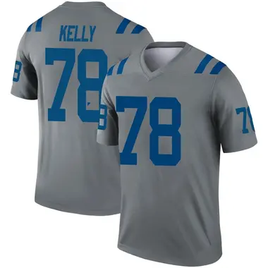Men's Nike Indianapolis Colts Ryan Kelly Inverted Jersey - Gray Legend