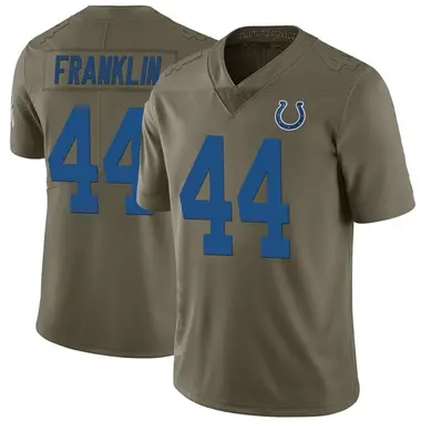Men's Nike Indianapolis Colts Zaire Franklin 2017 Salute to Service Jersey - Green Limited