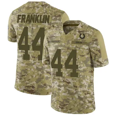 Men's Nike Indianapolis Colts Zaire Franklin 2018 Salute to Service Jersey - Camo Limited