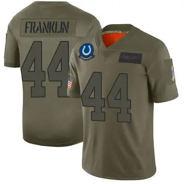 Men's Nike Indianapolis Colts Zaire Franklin 2019 Salute to Service Jersey - Camo Limited