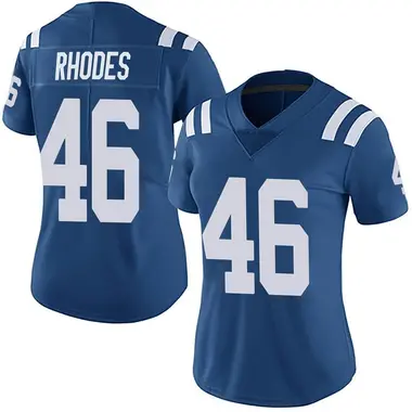 Women's Nike Indianapolis Colts Luke Rhodes Team Color Vapor Untouchable Jersey - Royal Limited