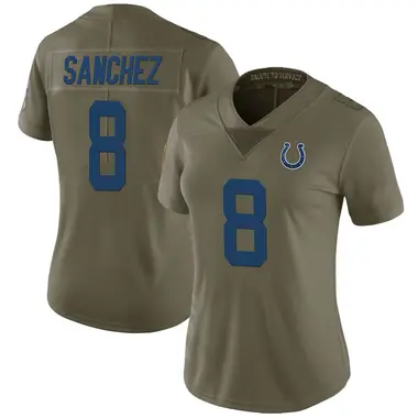 Women's Nike Indianapolis Colts Rigoberto Sanchez 2017 Salute to Service Jersey - Green Limited