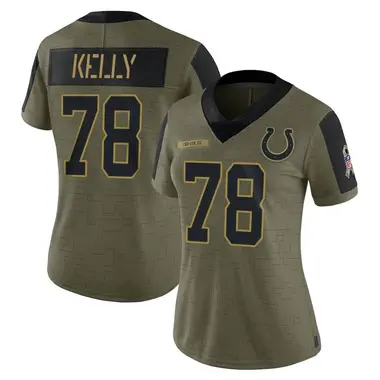 Women's Nike Indianapolis Colts Ryan Kelly 2021 Salute To Service Jersey - Olive Limited