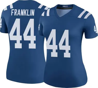 Women's Nike Indianapolis Colts Zaire Franklin Color Rush Jersey - Royal Legend