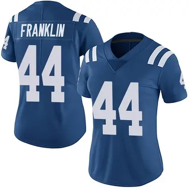 Women's Nike Indianapolis Colts Zaire Franklin Team Color Vapor Untouchable Jersey - Royal Limited