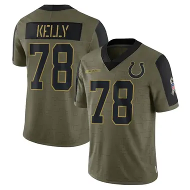 Youth Nike Indianapolis Colts Ryan Kelly 2021 Salute To Service Jersey - Olive Limited